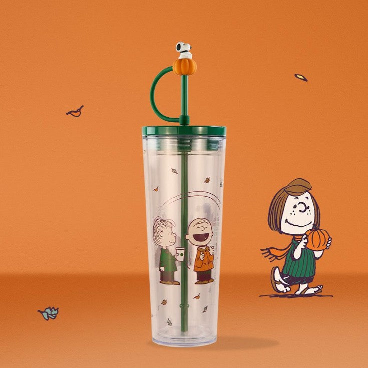 STARBUCKS 2026 PEANUTS Co-Branded Series Plastic Straw Tumbler 710ml