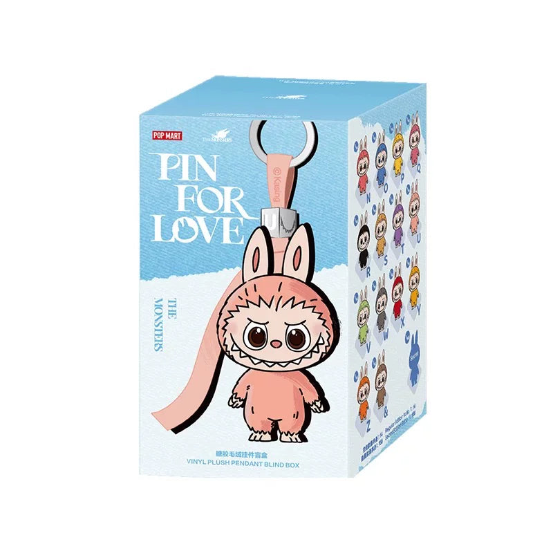 pre-order POP MART THE MONSTERS LABUBU PIN FOR LOVE Vinyl Plush pendant
