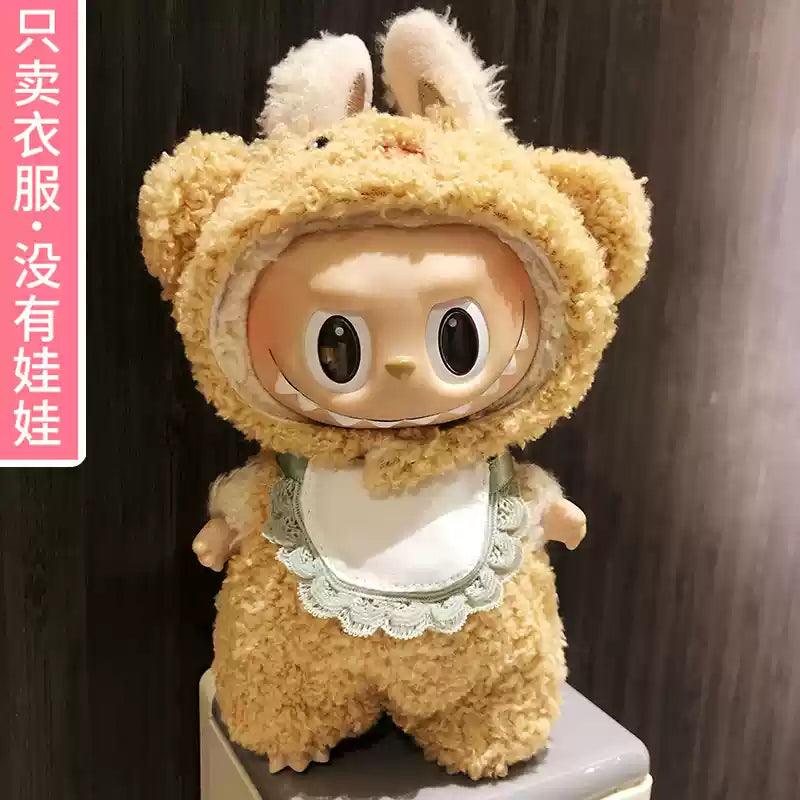 Clothing fit for POP MART LABUBU V1 17cm - Plush Set - 1