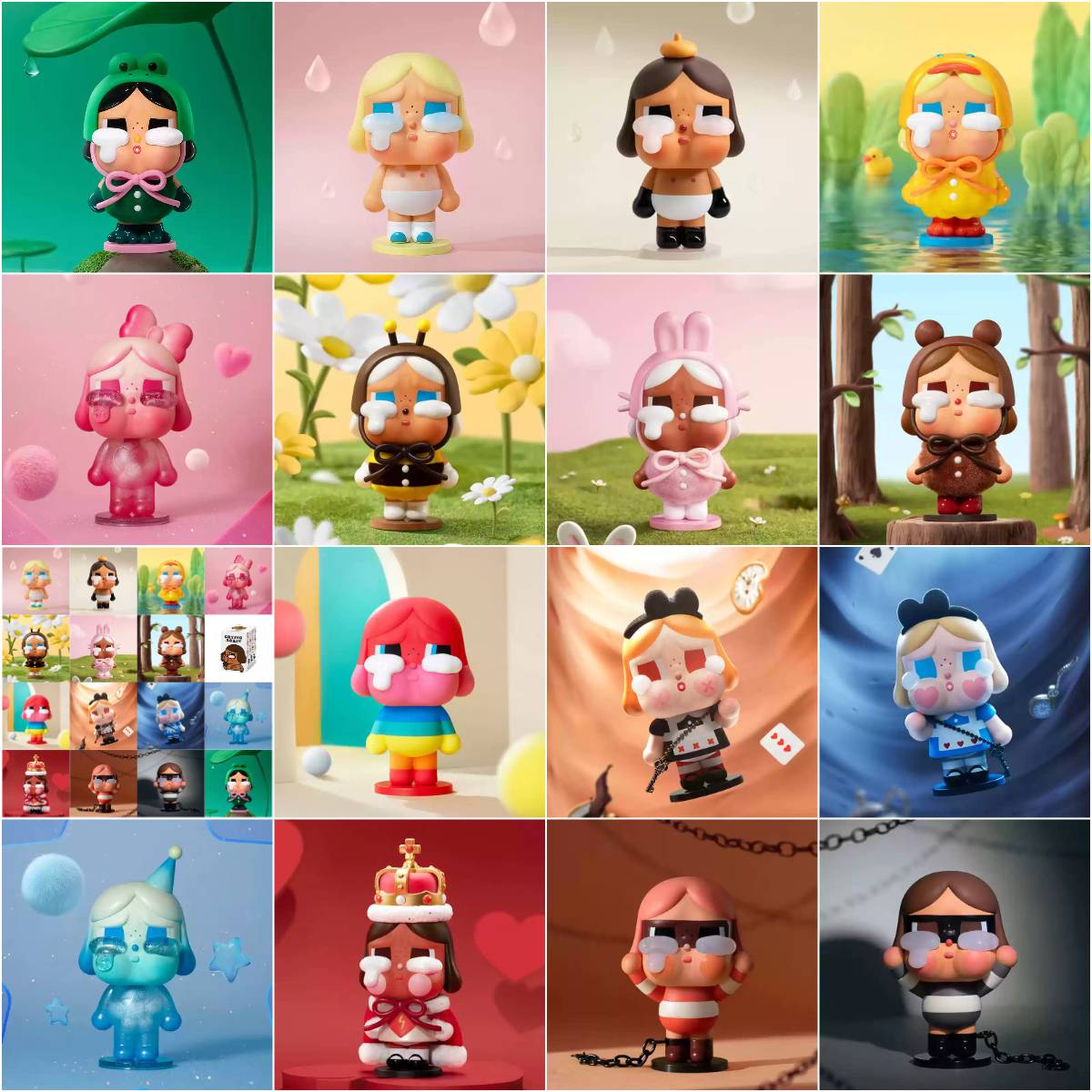 POP MART CRYBABY Crying Again Series Figures