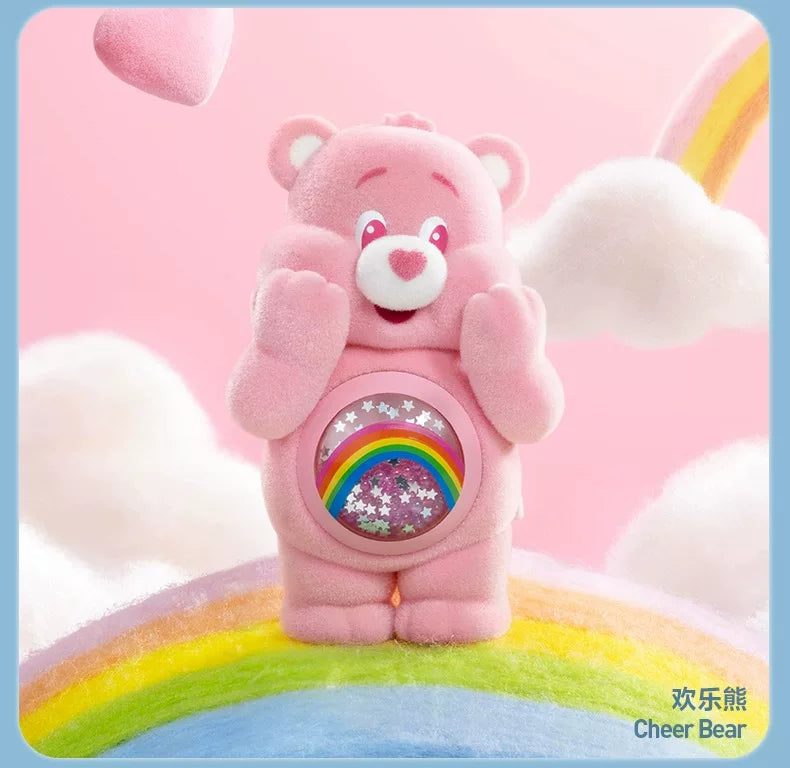 POP MART Care Bears Colorful Hugs Series Funshine Bear Figure Blind box