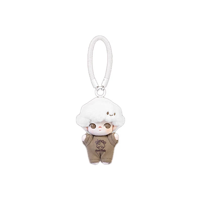 POP MART DIMOO Crush on Coffee Series Soft Faced Plush Keychain blind box