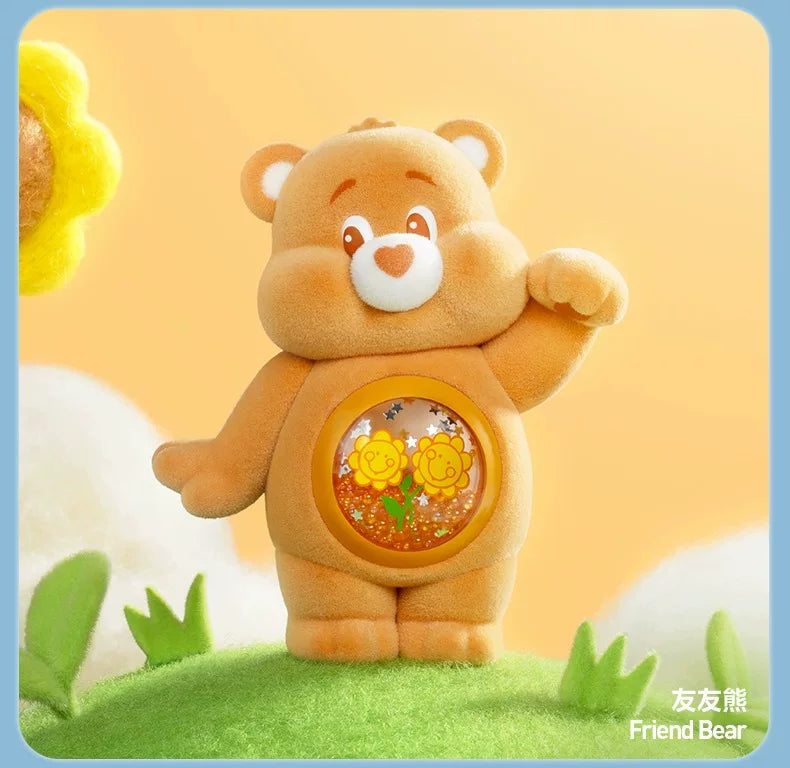 POP MART Care Bears Colorful Hugs Series Funshine Bear Figure Blind box