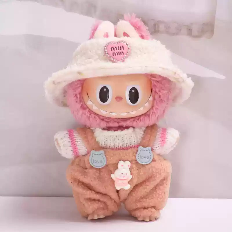 Clothing fit for POP MART LABUBU V1 17cm - Plush Set - 2
