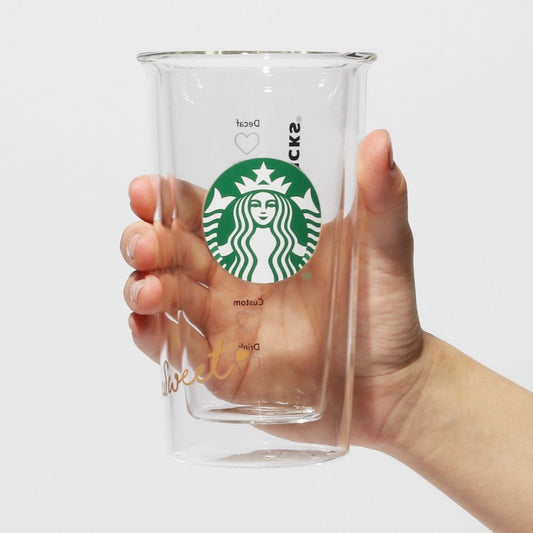 Starbucks Japan 2024 Valentine's Day double wall glass 355ml