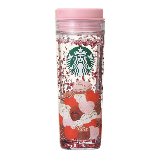 Starbucks Japan 2024 Valentine's Day plastic cup 473ml