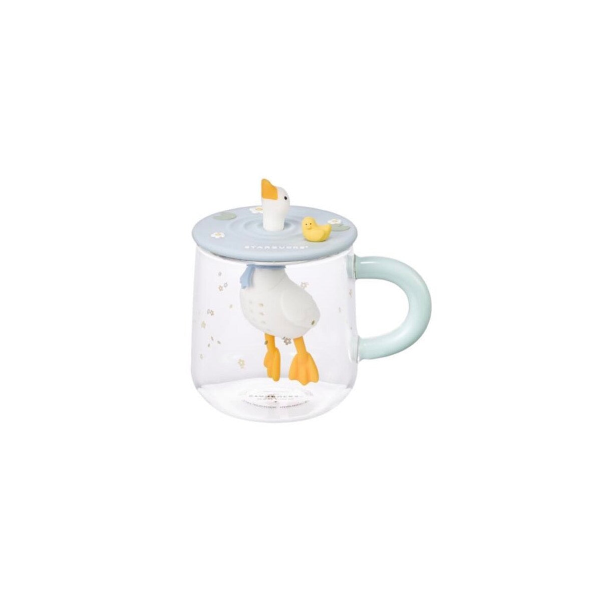 Starbucks Korea 2024 spring series Little duck glass 355ml