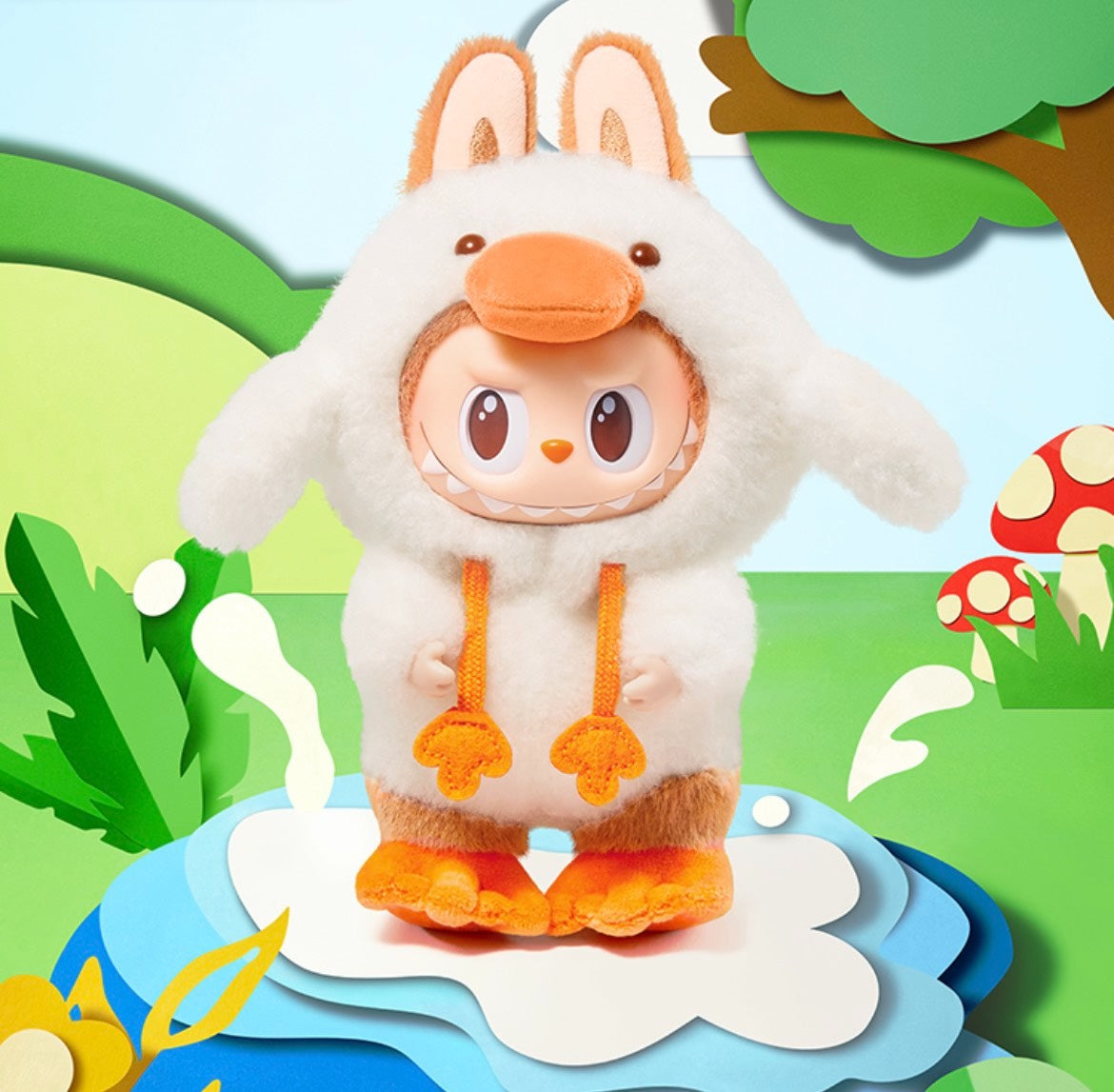 release again - POP MART Forest Fairy Tale Series Duck Labubu Vinyl Plush Pendant -no cancel