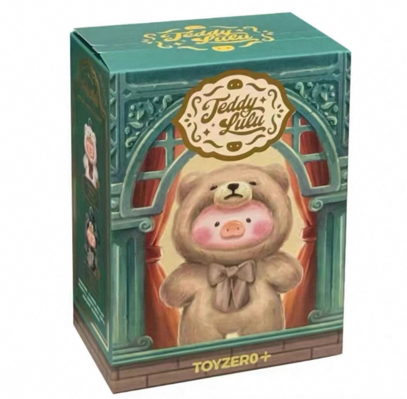 LULU Pig Retro Teddy Series Vinyl Retro Teddy Canned Pig Plush Blind Box
