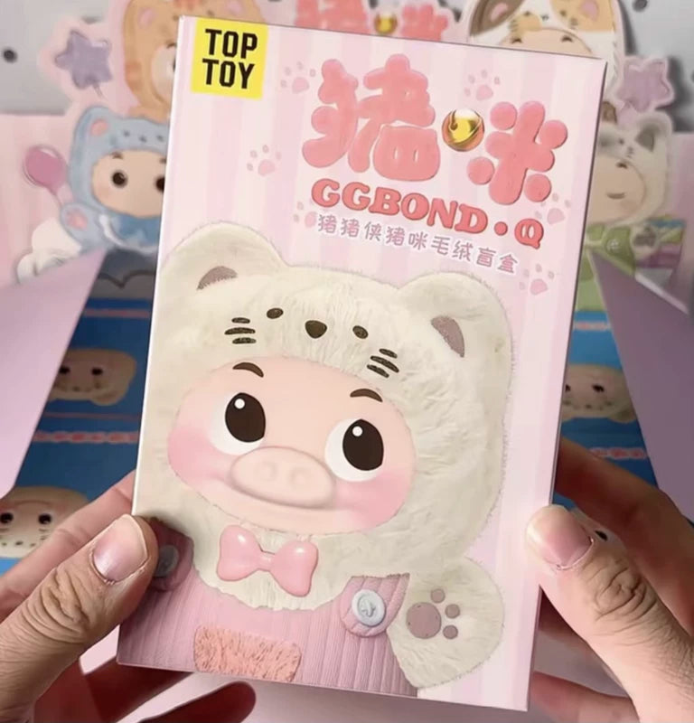 TOPTOY GGBond Pig Hero Pig Mi Vinyl Plush Pendant Series Blind Box