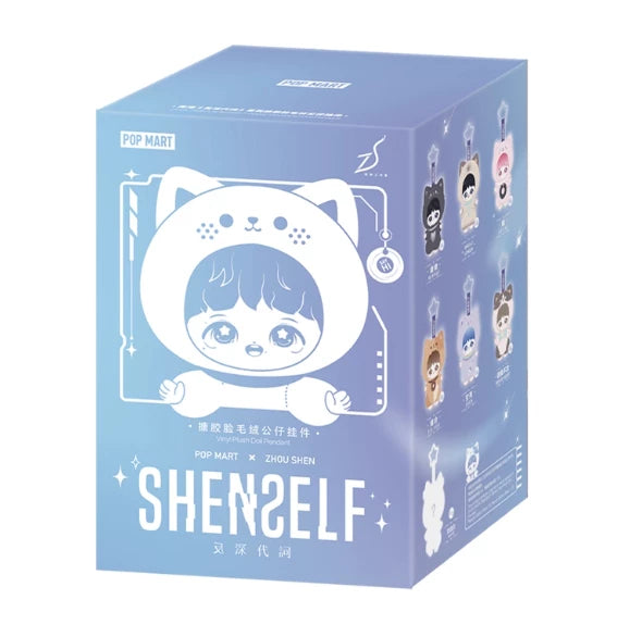 POP MART ZHOU SHEN SHENSELF Series Vinly Plush Doll Pendant blind box