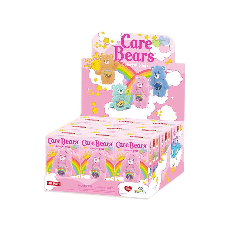 POP MART Care Bears Colorful Hugs Series Funshine Bear Figure Blind box