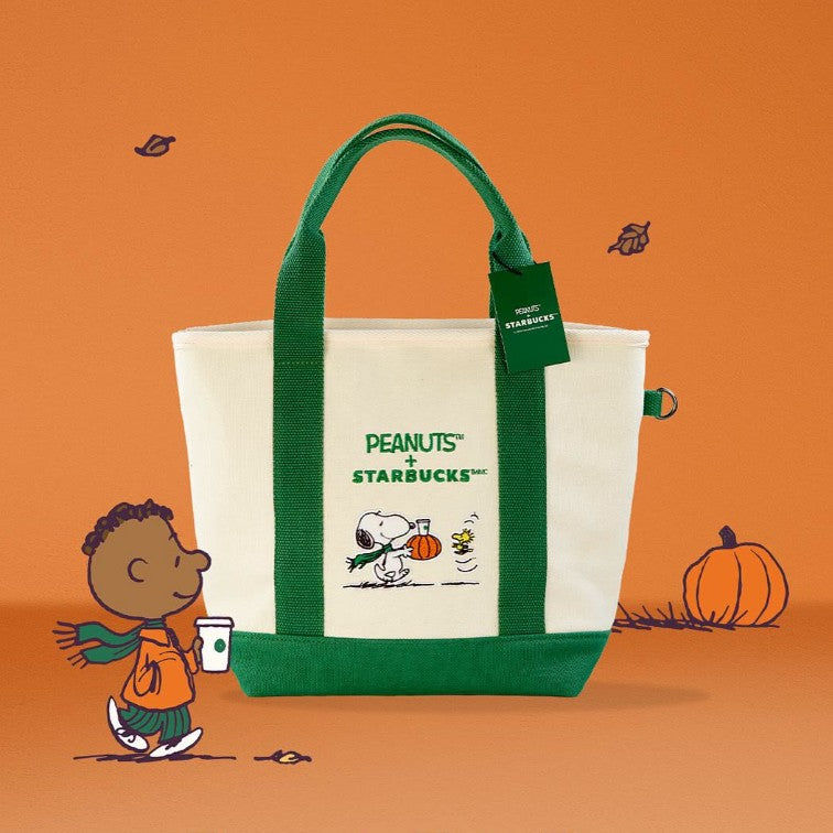STARBUCKS 2026 PEANUTS Co-Branded Series Bag