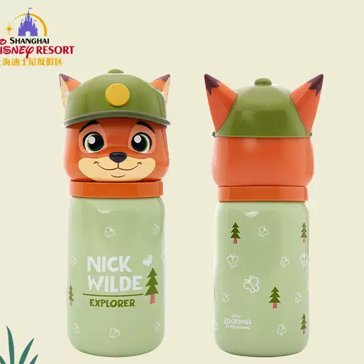 Disneyland Shanghai Zootopia Series Nick Stainless Steel Insulated Cup