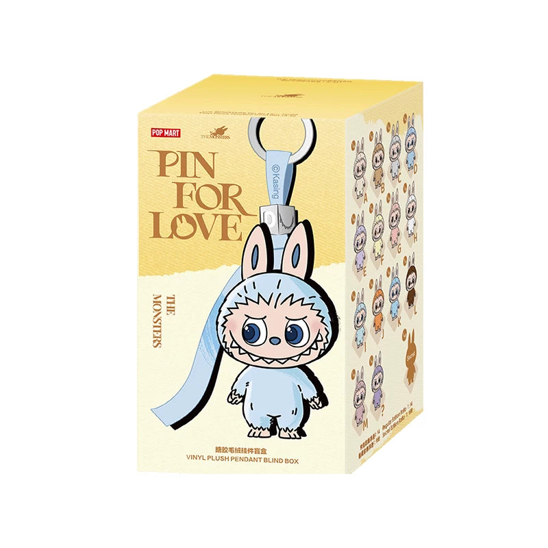 The Monsters Pin for Love Series Vinyl Plush Pendant blind box