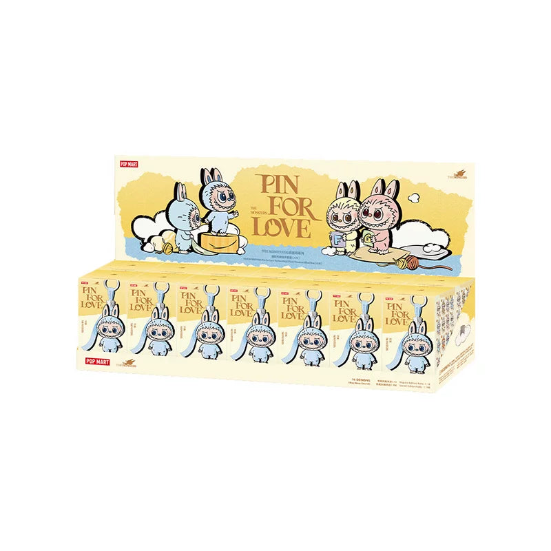 The Monsters Pin for Love Series Vinyl Plush Pendant blind box