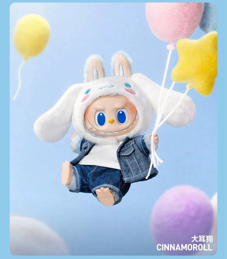 THE MONSTERS Labubu x Sanrio Collaboration Vinyl Plush Keychain Blind Box