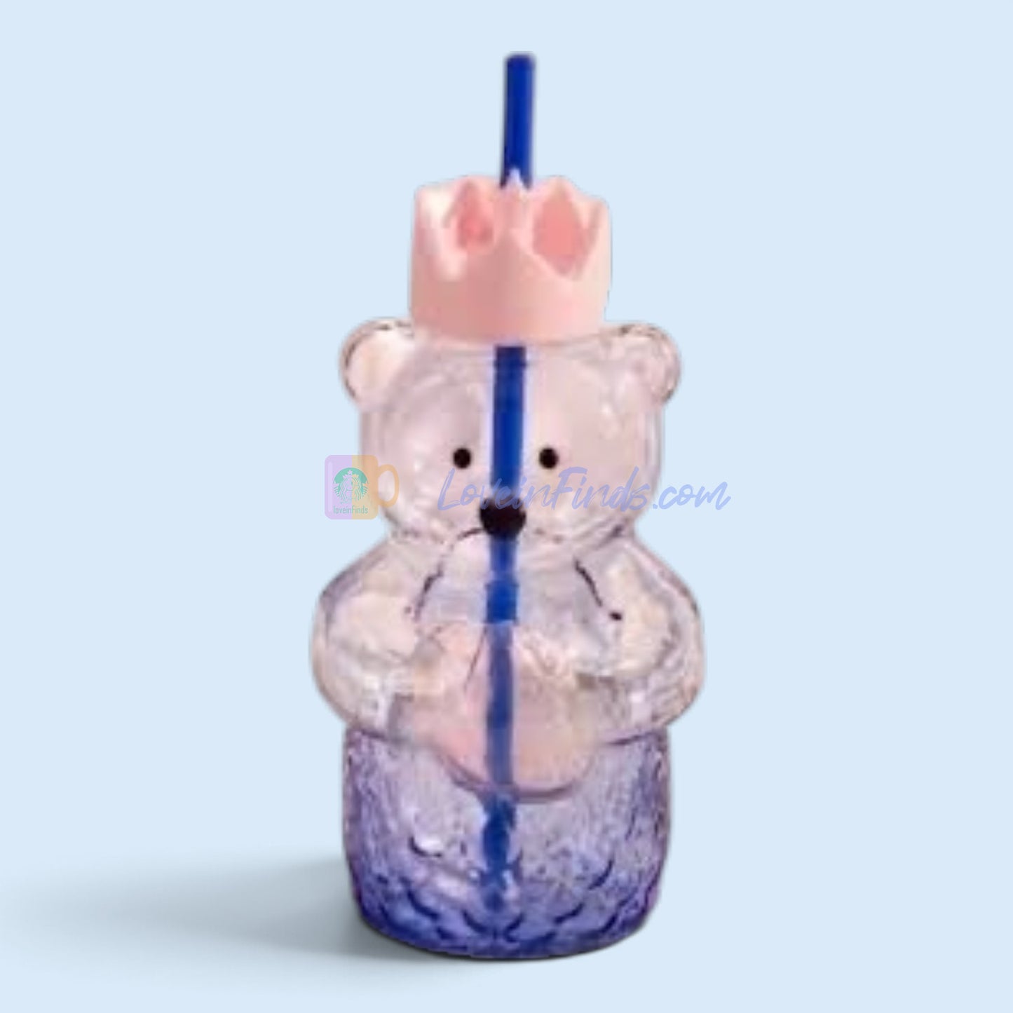 pre-order Starbucks 2026 Pink Crown Bearista glass