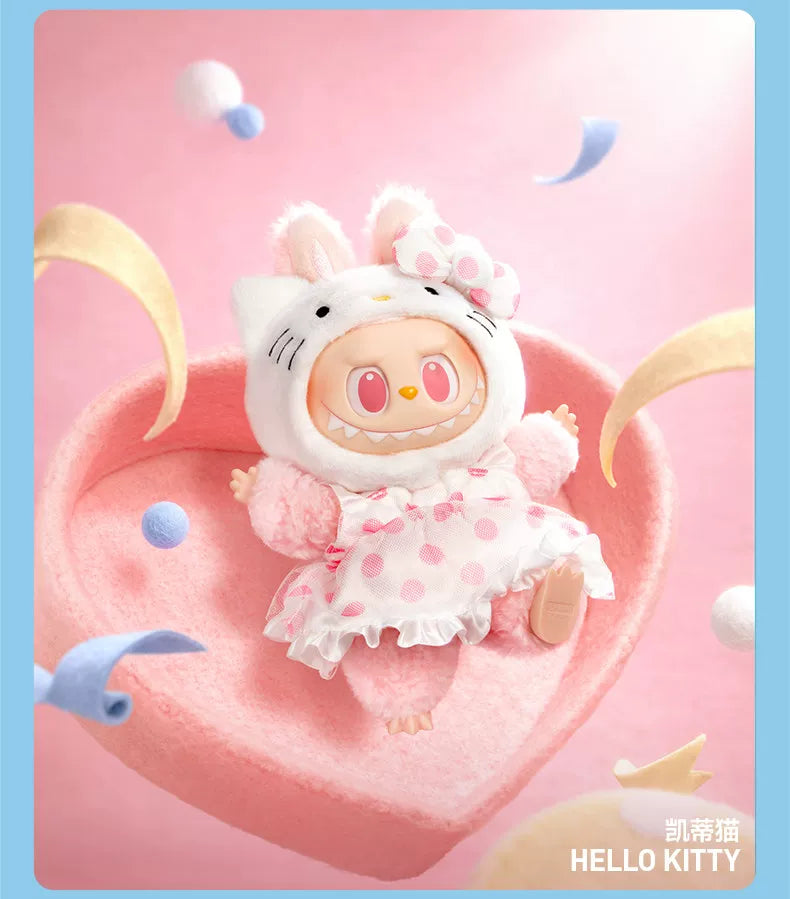 THE MONSTERS Labubu x Sanrio Collaboration Vinyl Plush Keychain Blind Box