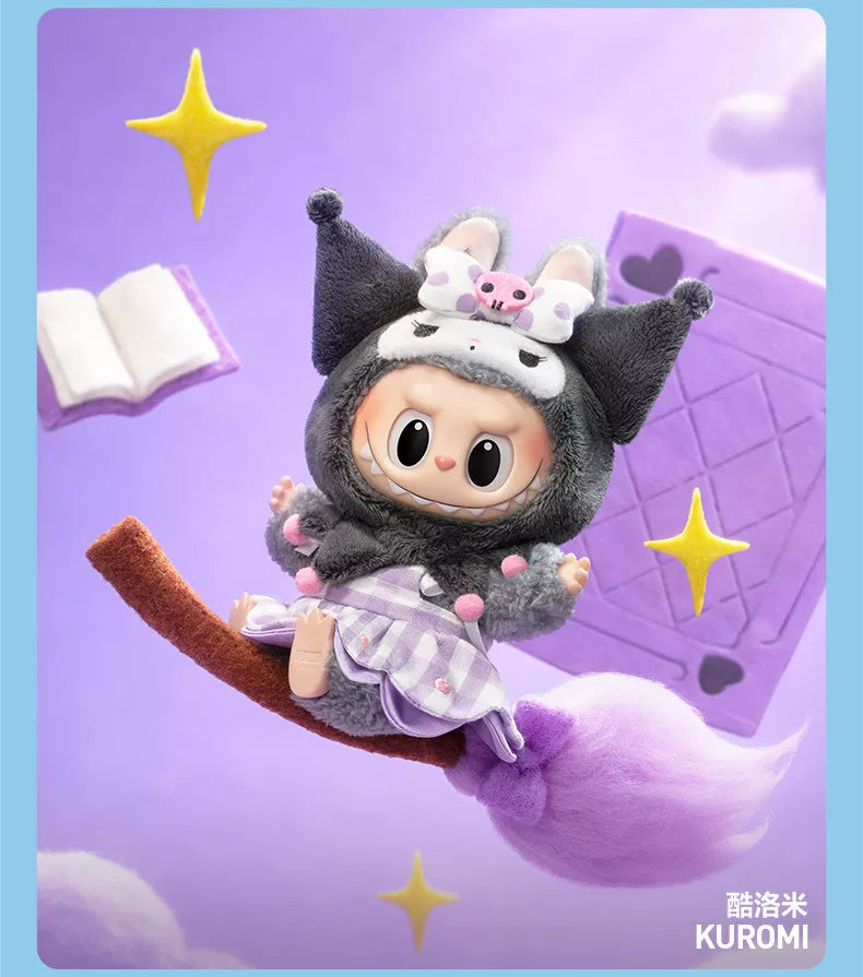 THE MONSTERS Labubu x Sanrio Collaboration Vinyl Plush Keychain Blind Box