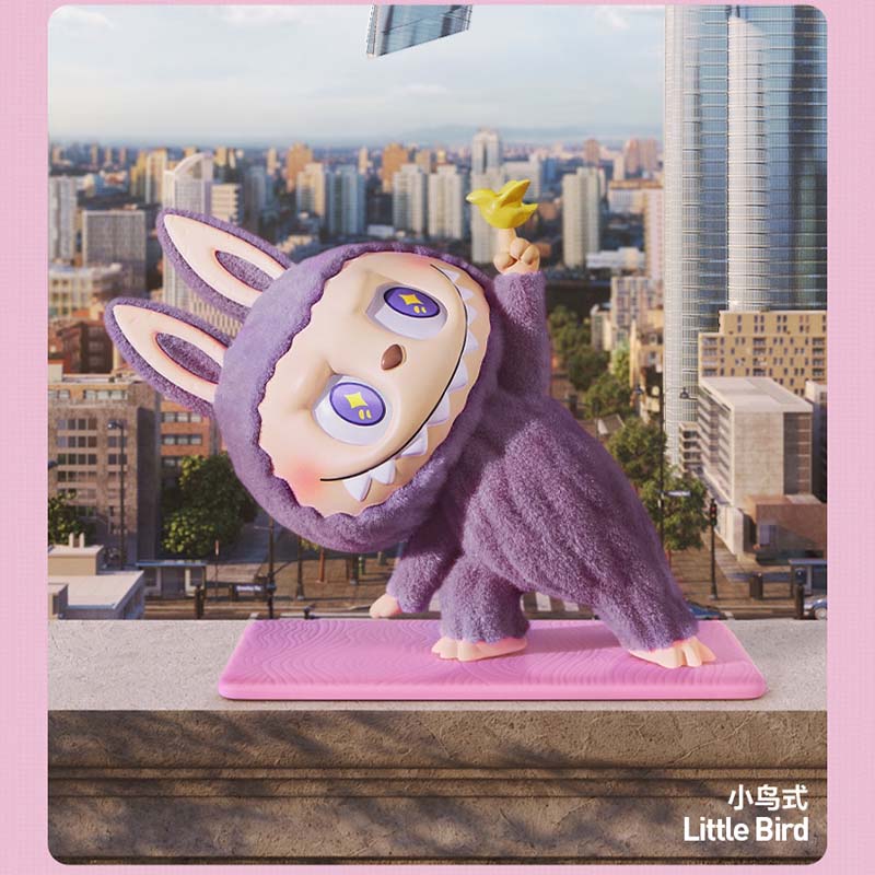 POP MART LABUBU THE MONSTERS Lazy Yoga series Figures