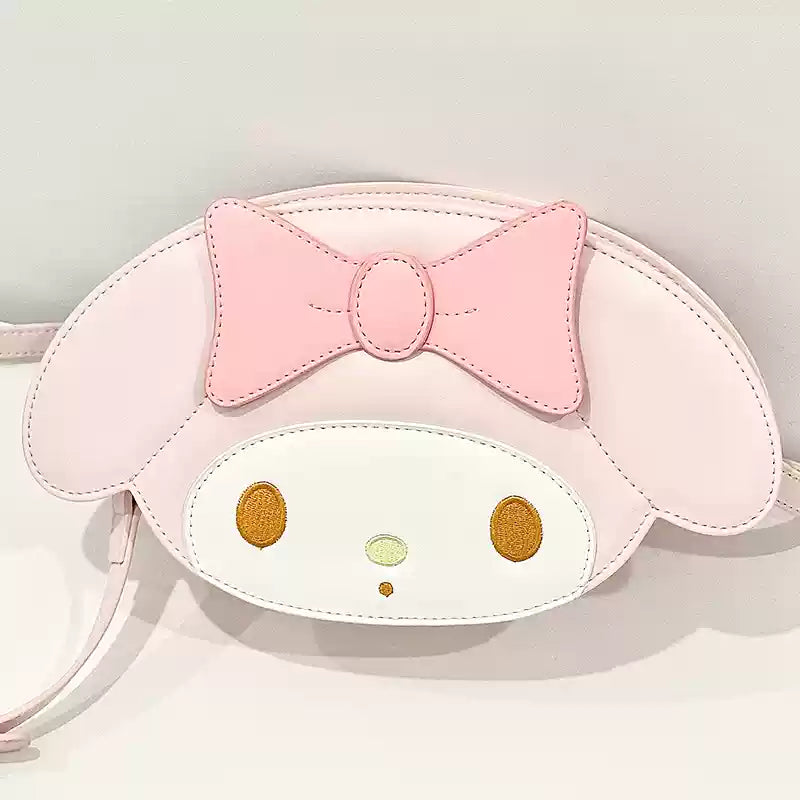 Melody PU leather pink Crossbody Bag