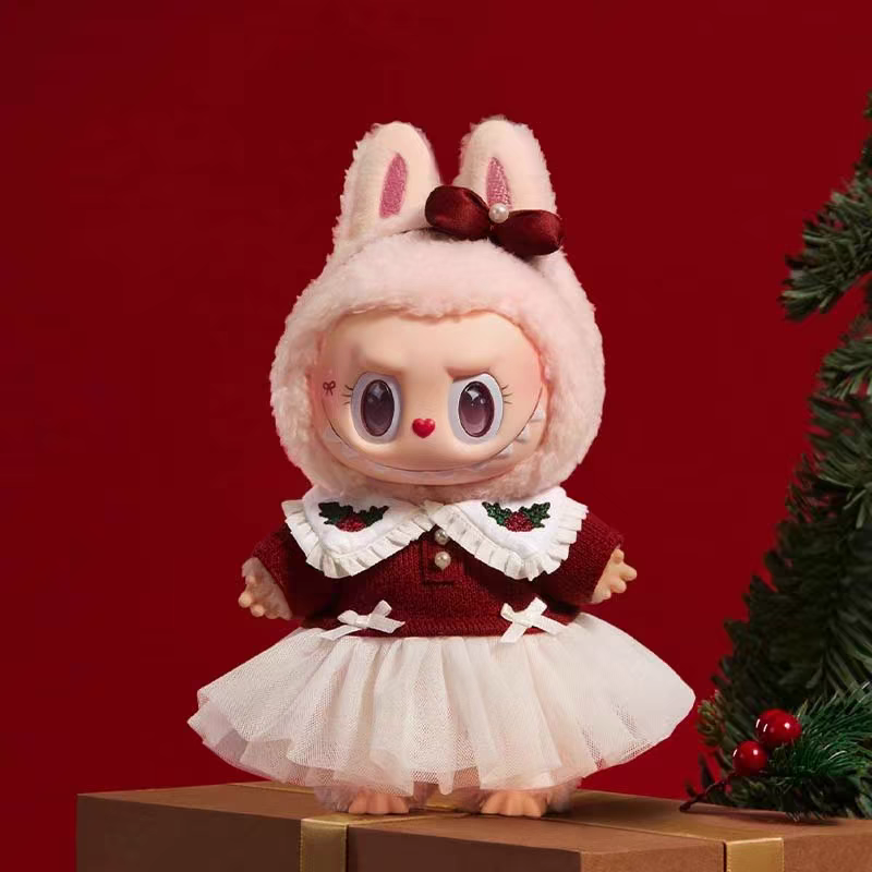 POP MART Labubu Christmas limited doll keychain