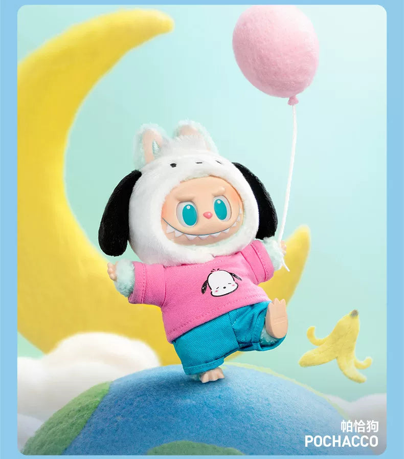 THE MONSTERS Labubu x Sanrio Collaboration Vinyl Plush Keychain Blind Box