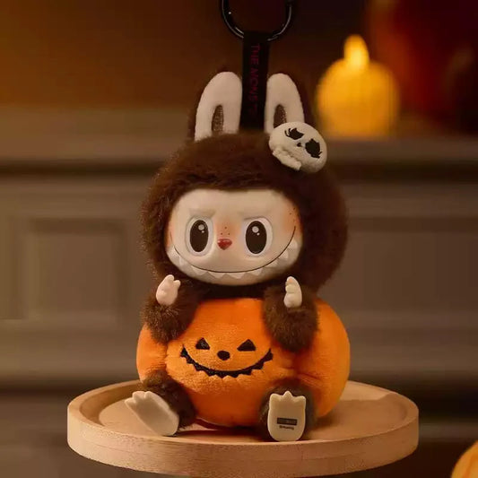 box is not perfect -  POP MART LABUBU Happy Halloween Party Series-Sitting Pumpkin Vinyl Plush Pendant