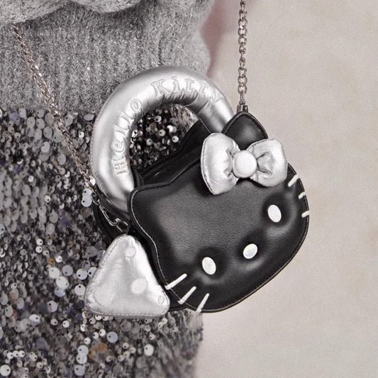 Sanrio Hello kitty black bag by TOUTOU coming with Shoulder Straps