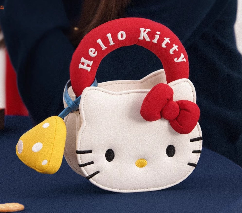 Sanrio Hello kitty Cream White bag by TOUTOU coming with Shoulder Straps