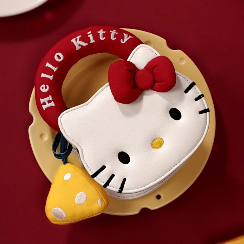 Sanrio Hello kitty Cream White bag by TOUTOU coming with Shoulder Straps