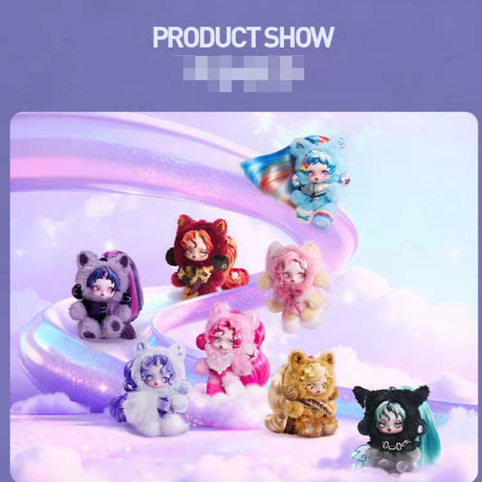 Skullpanda x My Little Pony Series Rainbow Dash plush doll pendant