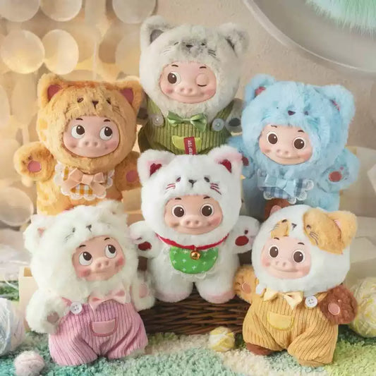 TOPTOY GGBond Pig Hero Pig Mi Vinyl Plush Pendant Series Blind Box