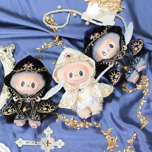 Clothes fit for POP MART LABUBU 17cm - Temple Sacrificial Cloak Set -without Labubu