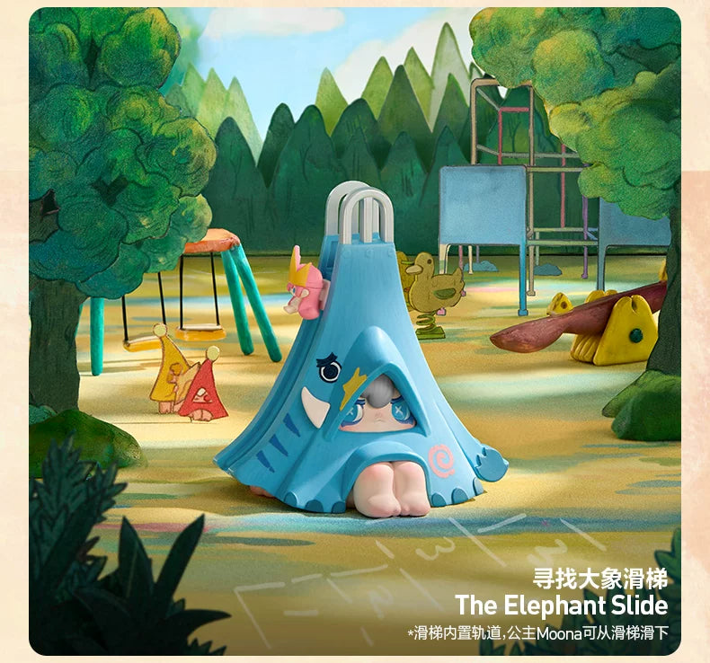 1001MOONS Where's the Elephant Slide Series blind box figure