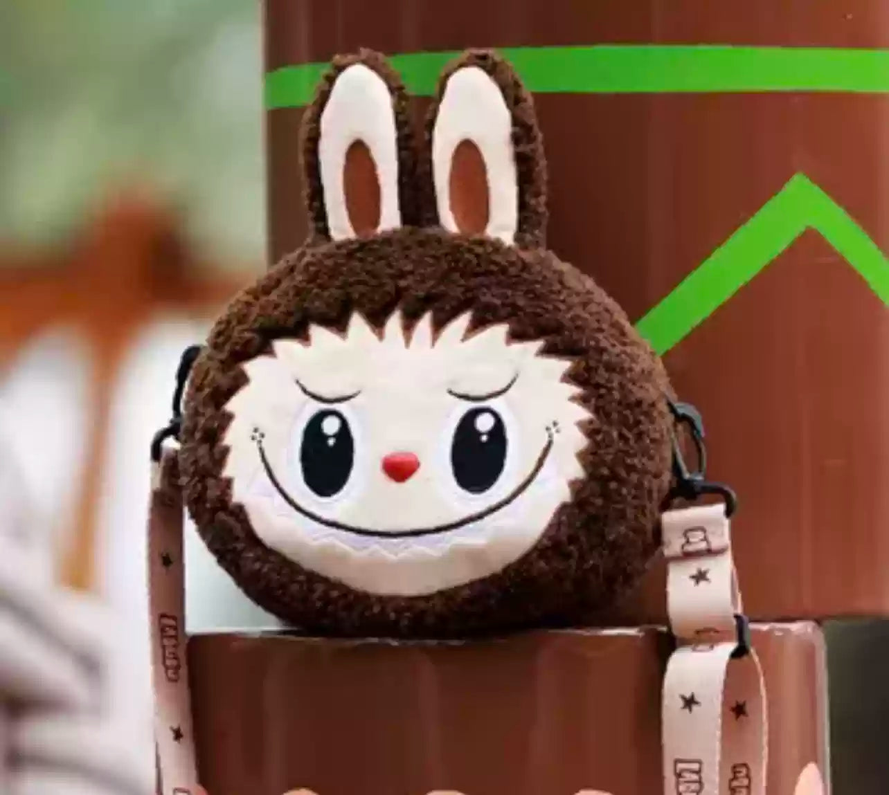 POP MART Labubu plush crossbody bag
