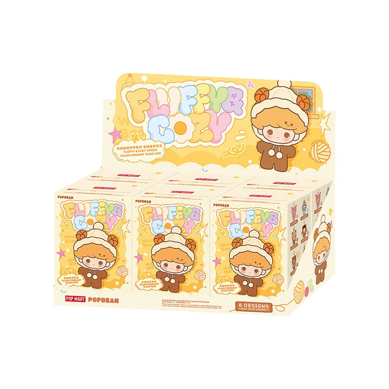 POP BEAN Fluffy & Cozy Series-Plush Pendant Blind Box