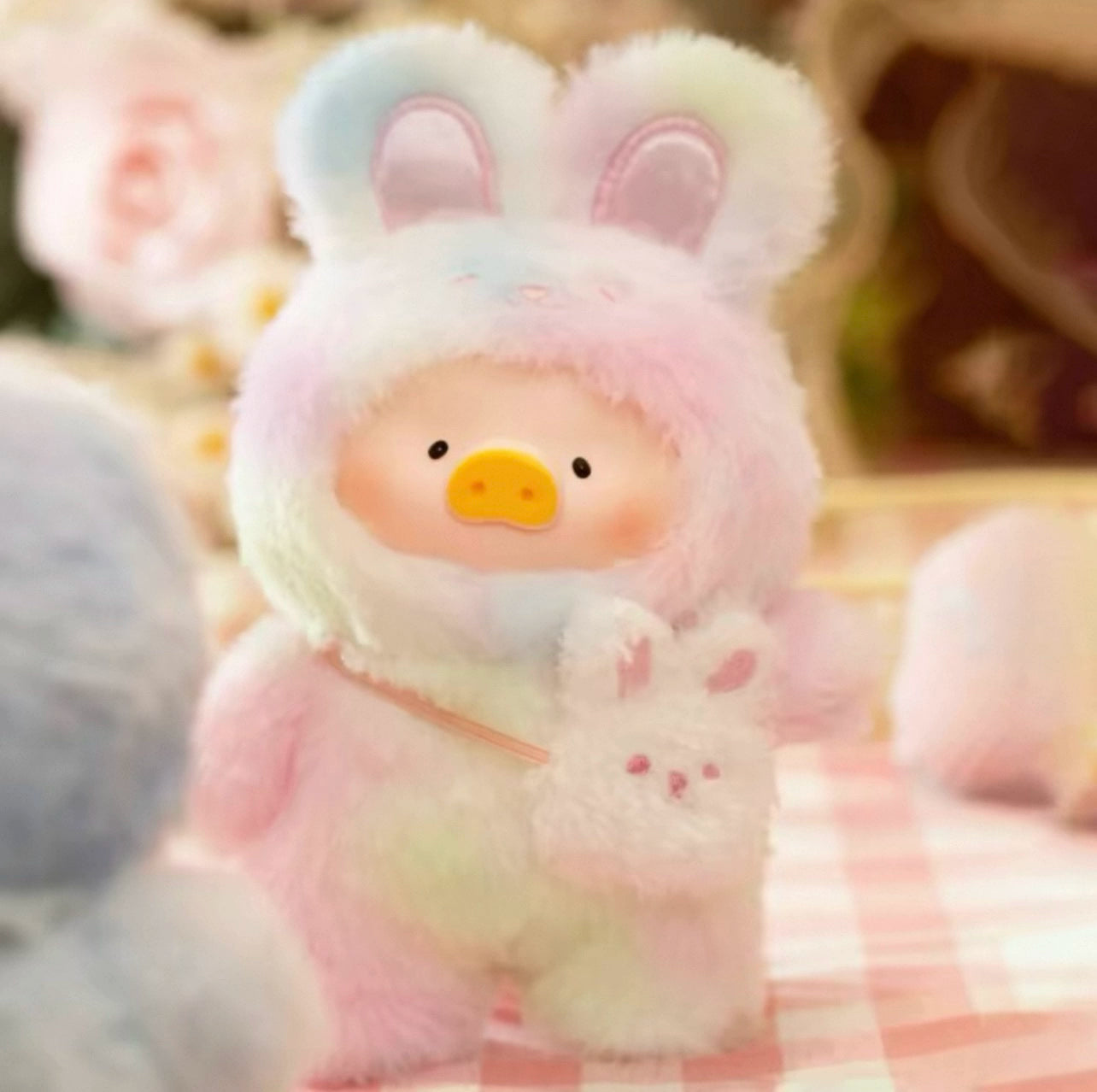 LULU Pig Good Time Series Vinyl Retro Teddy Canned Pig Plush Blind Box